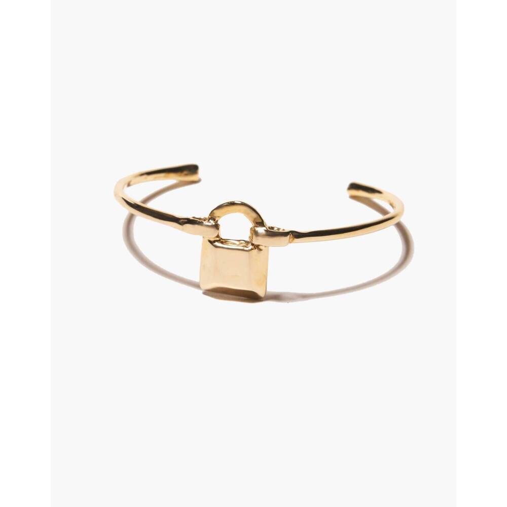 NEW ODETTE NEW YORK lock cuff in brass